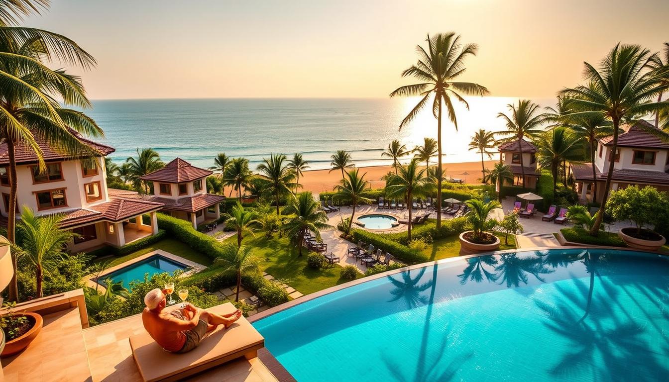 goa 5-star hotels with private beach